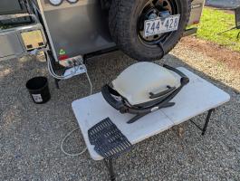 Photo by Michael From VIC. Apr 2025 - Stainless Steel Gas Bayonet Hose - 3m - Male Bayonet x 3/8 inch Female SAE - Suits Sizzler, Weber Q & Ziegler BBQs