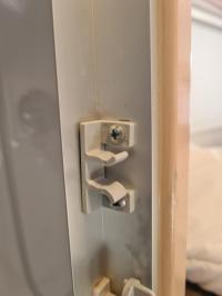 Photo by Joshua From WA. Apr 2025 - Shower Door Pivot Catch - Grey / 9mm - Suits Jayco Showers