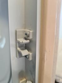 Photo by Joshua From WA. Apr 2025 - Shower Door Pivot Catch - Grey / 9mm - Suits Jayco Showers