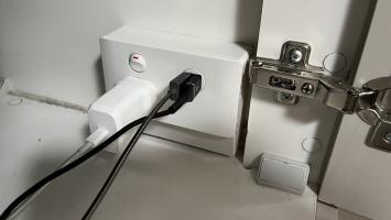 Photo by Steven From NSW. Apr 2025 - CMS J-Series Single Power Point - 2 x 2.1A USB - Double Pole - White