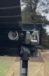 Photo by Michael From NSW. May 2025 - Awning Tension Rafter Bracket - Grey - Suits Dometic PerfectWall PW1500 Awnings