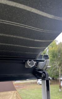 Photo by Michael From NSW. May 2025 - Awning Tension Rafter Bracket - Grey - Suits Dometic PerfectWall PW1500 Awnings