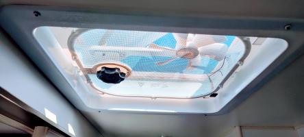 Photo by Scott & Karen From QLD. May 2025 - Internal Garnish & Trim - Arctic White - Suits Ventline & Coast RV Roof Vents