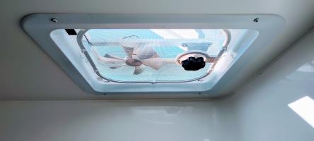 Photo by Scott & Karen From QLD. May 2025 - Internal Garnish & Trim - Arctic White - Suits Ventline & Coast RV Roof Vents