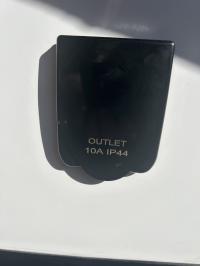 Photo by Irene From NSW. May 2025 - Australian RV Caravan Power Outlet - 240V / 10A - IP44 - Black