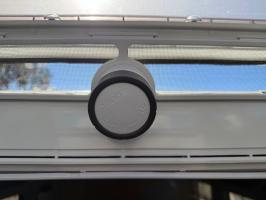 Photo by Michael From WA. May 2025 - Winder Knob - White - Suits 660 x 660mm & 700 x 500mm Four Seasons Evolution Roof Hatches