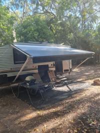 Photo by Astrid From QLD. May 2025 - Dometic 8700 Awning Fabric & Roller Assembly - 14ft - Polar White