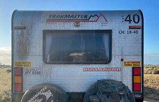 Photo by Carl From VIC. May 2025 - Do Not Overtake Turning Vehicle Warning Decal - 300 x 100mm