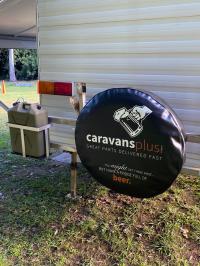 Photo by Kay From QLD. May 2025 - Fridge Full of Beer Spare Wheel Cover - 790mm Diameter x 265mm Deep - Suits Tyres up to 265/75 R16