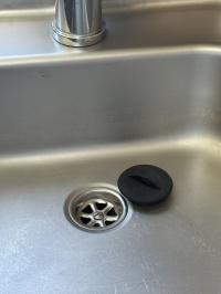 Photo by Ron From NSW. May 2025 - Right-Angle Waste Outlet with Plug - 25mm Outlet - Suits 45mm Sink Holes