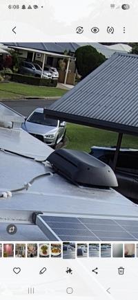 Photo by Susan From QLD. Jun 2025 - Dometic R500 Roof Vent Kit - Black