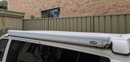 Photo by Helen From NSW. Jun 2025 - Left Awning Case End Cover - Suits 2.5-4m Fiamma F45 i Awnings