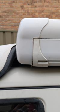 Photo by Helen From NSW. Jun 2025 - Left Awning Case End Cover - Suits 2.5-4m Fiamma F45 i Awnings