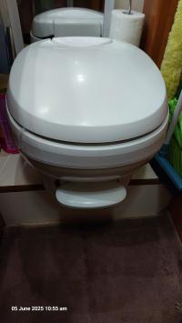 Photo by Gary From NSW. Jun 2025 - Pedal Assembly - White - Suits Thetford Bravura Permanent Toilets