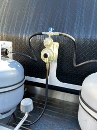 Photo by Hans From VIC. Jun 2025 - Keefer Two-Stage Gas Regulator Kit - LCC27 - Twin Cylinders - 600mm S-Core Pigtails - 3/8 inch SAE Test Point