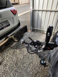 Photo by Johan From SA. Jun 2025 - Black Jack Mini 12V Electric Trailer Jack - 1000kg Lift / 450mm Stroke / 50mm Post