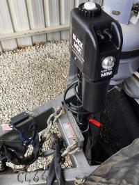 Photo by Johan From SA. Jun 2025 - Black Jack Mini 12V Electric Trailer Jack - 1000kg Lift / 450mm Stroke / 50mm Post