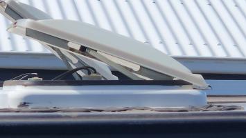 Photo by Ian From QLD. Jun 2025 - Vortex Winder Knob - Grey - Suits Jensen Roof Vents