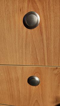 Photo by Imogen From QLD. Jun 2025 - Push Button - Nickel / 23mm - Suits Full-Size Push-Button Catches
