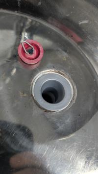 Photo by Dean From NSW. Jun 2025 - Straight Waste Outlet - Grey / 25mm Outlet - Suits 35mm Sink Holes