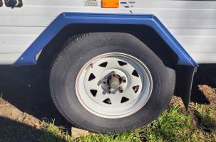Photo by Paul From NSW. Jun 2025 - Jayco Westport Single Wheel Spat - Metallic Blue