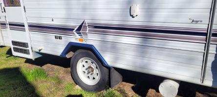 Photo by Paul From NSW. Jun 2025 - Jayco Westport Single Wheel Spat - Metallic Blue