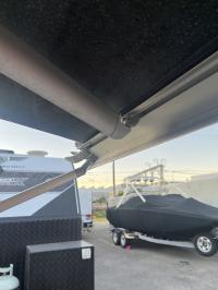 Photo by Andre From NSW. Also suit the Prostor 500 awning.. Jun 2025 - Right-Hand Awning Lower Stop & Connector - Suits Dometic PerfectWall PW1000 & PW1500 Awnings