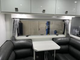 Photo by Michael From QLD. Jun 2025 - Internal Frame with Blind & Flyscreen - 1450mm W x 550mm H - Suits MobiCool CHAL Alloy-Frame Windows