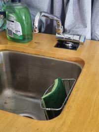 Photo by Joan From VIC. Jun 2025 - Fold-Down Single Tap - Chrome-Plated Brass / 3/8 inch BSP / 39mm Folded Height