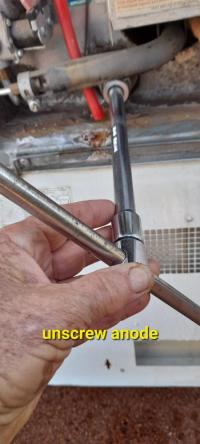 Photo by Neville From WA. Jul 2025 - Aussie Traveller Magnesium Anode Rod - Suits Suburban Tank Hot Water Systems