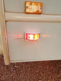 Photo by Adrian From SA. Jul 2025 - Narva LED Red / Amber Side Marker Lamp - White Base - 70 x 40mm