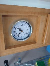 Photo by Ian From WA. Jul 2025 - Recessed Wall Clock - 100mm - Silver / White