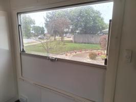 Photo by Ed From VIC. Spring tension - I found 20 to 25 clockwise turns were sufficient to allow the flyscreens to wind up.. Jul 2025 - Black Roller Flyscreen - Suits 1000 x 800mm Dometic Seitz S4 Dlux Windows