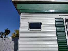Photo by Barry From QLD. Jul 2025 - Aussie Traveller Single-Hopper Wind-Out Window - White Frame - 280mm H x 457mm W