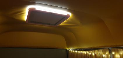 Photo by Scott From QLD. Jul 2025 - Sanjo Skylight with Blind & LED - 400 x 400mm Cut-Out