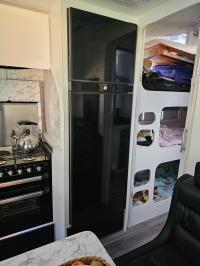 Photo by Beau From QLD. Jul 2025 - Fridge Door Decor Panel - Black - Suits Dometic RUA5208X / RUC5208X / RUA8408X / RUC8408X Fridges