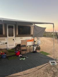 Photo by Gareth From WA. Jul 2025 - Fiamma CaravanStore XL Bag Awning - 3.1m / 2.5m Projection - Royal Grey