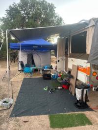 Photo by Gareth From WA. Jul 2025 - Fiamma CaravanStore XL Bag Awning - 3.1m / 2.5m Projection - Royal Grey