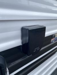 Photo by Brendan From NSW. Jul 2025 - Transco PowerRun Power Inlet / Outlet Backing Plate - 20mm - Black