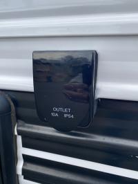 Photo by Brendan From NSW. Jul 2025 - Transco PowerRun Power Inlet / Outlet Backing Plate - 20mm - Black