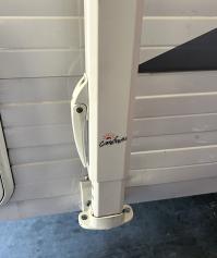 Photo by Kathy From QLD. Jul 2025 - Awning Bottom Wall Bracket - White - Suits Carefree Fiesta, Spirit FX & Simplicity Awnings