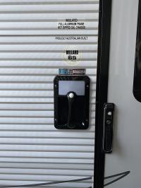 Photo by Leon From QLD. Jul 2025 - Camec 12V LED Grab Handle with Blue Night Light - Black / 127 x 140mm Mounting Holes
