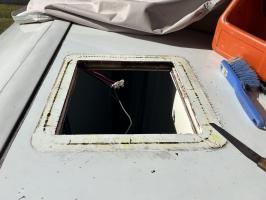 Photo by Noel From NSW. Jul 2025 - Aussie Traveller 12V Shower & Bathroom Roof Hatch - Reversible Fan / 280 x 280mm Cut-Out
