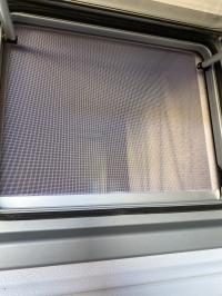 Photo by Sandra From QLD. Aug 2025 - White Flyscreen On Roller - Suit Seitz S4 Window - 500 x 450