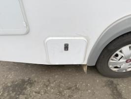 Photo by Ian From TAS. Aug 2025 - Coast RV Access Door 1 - White / 289 x 339mm Cut-Out
