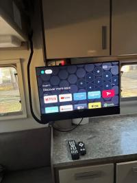 Photo by Sue From ACT. Aug 2025 - Sphere S9 Smart TV - 27 inch - Soundbar & Smart Stick - 12V / 240V