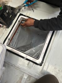Photo by Lucy From VIC. Aug 2025 - Roof Flange - 14 inch Opening - Suits MaxxFan Deluxe Roof Vents