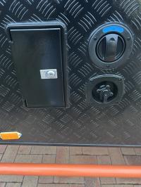 Photo by Paul. Aug 2025 - Fiamma Lockable Water Filler - Black / 110mm Flange / 80mm Cut-Out