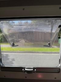 Photo by Terese. Aug 2025 - Internal Frame with Blind & Flyscreen - Suits 500 x 300mm Dometic Seitz S4 Dlux Windows