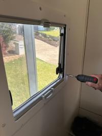 Photo by Terese. Aug 2025 - Internal Frame with Blind & Flyscreen - Suits 500 x 300mm Dometic Seitz S4 Dlux Windows